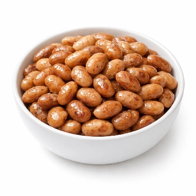 Beans pinto mature seeds canned