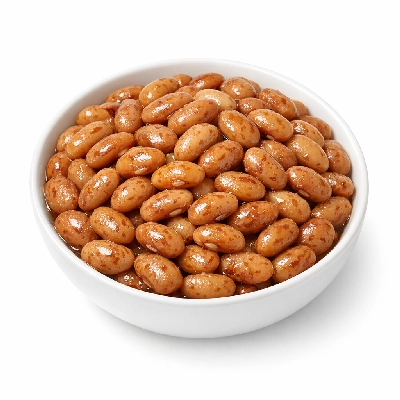 Beans pinto mature seeds canned drained solids rinsed in tap water