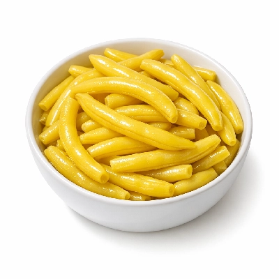 Beans snap yellow canned regular pack drained solids