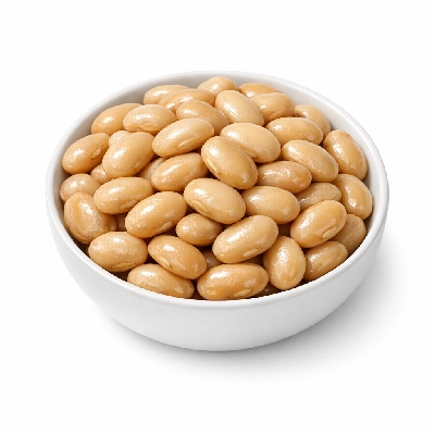 Beans winged mature seeds cooked boiled without salt