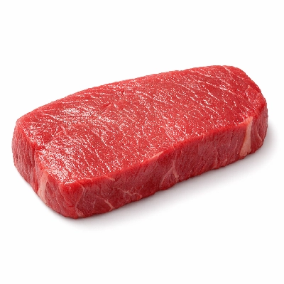 Beef australian grass-fed loin top steak roast boneless separable lean only raw