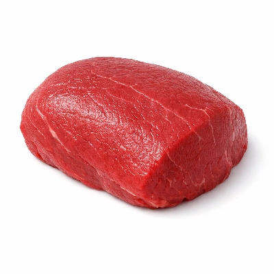 Beef australian grass-fed round bottom steak roast boneless separable lean only raw