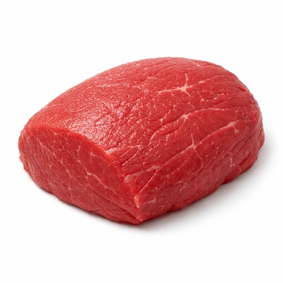 Beef australian grass-fed round top cap-off steak roast boneless separable lean only raw