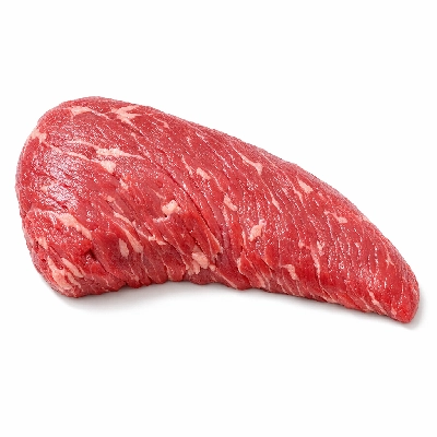 Beef bottom sirloin tri-tip roast separable lean and fat trimmed to 0" select raw