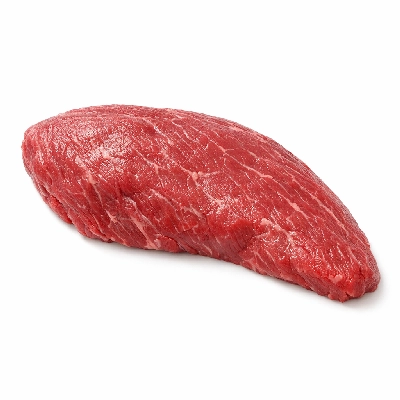 Beef bottom sirloin tri-tip separable lean only trimmed to 0" fat all grades raw
