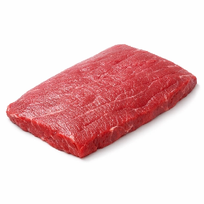 Beef brisket flat half boneless separable lean only trimmed to 0" fat all grades raw
