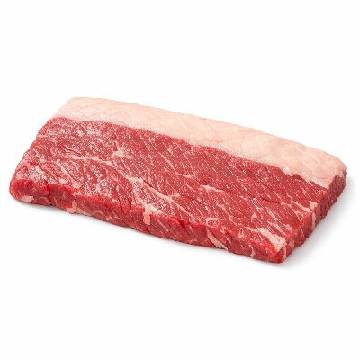Beef brisket flat half separable lean only trimmed to 1/8" fat all grades raw