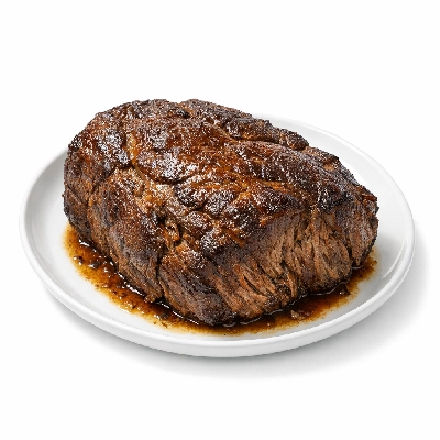 Beef chuck arm pot roast separable lean only trimmed to 0" fat choice cooked braised