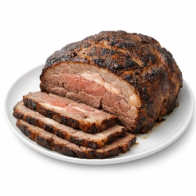 Beef chuck clod roast separable lean and fat trimmed to 0" all grades cooked roasted