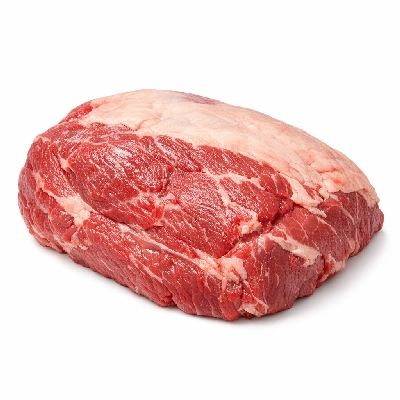 Beef chuck clod roast separable lean and fat trimmed to 1/4" usda choice raw