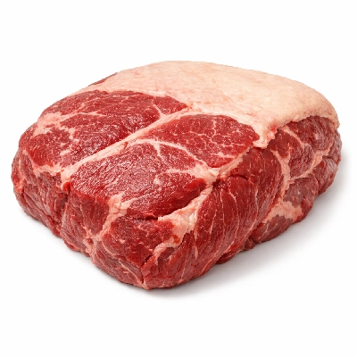 Beef chuck clod roast separable lean and fat trimmed to 1/4" usda select raw