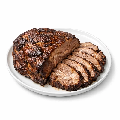 Beef chuck clod roast separable lean and fat trimmed to 1/4" usda select cooked roasted