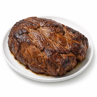 Beef chuck clod steak separable lean only trimmed to 1/4" fat usda select cooked braised
