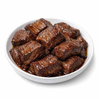 Beef chuck eye country-style ribs boneless separable lean only trimmed to 0" fat choice cooked braised