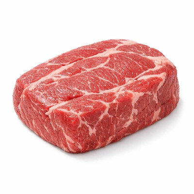 Beef chuck eye roast boneless america's separable lean and fat trimmed to 0" all grades raw