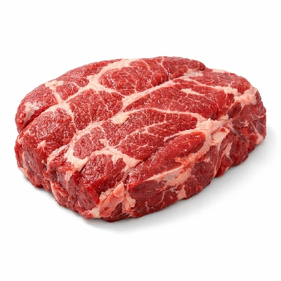 Beef chuck for stew separable lean and fat choice raw