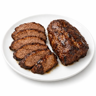 Beef chuck mock tender steak boneless separable lean only trimmed to 0" fat choice cooked braised