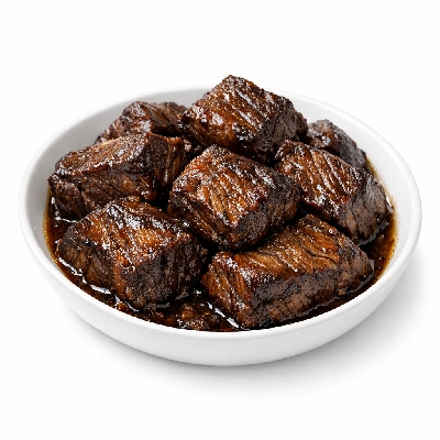 Beef chuck short ribs boneless separable lean only trimmed to 0" fat select cooked braised