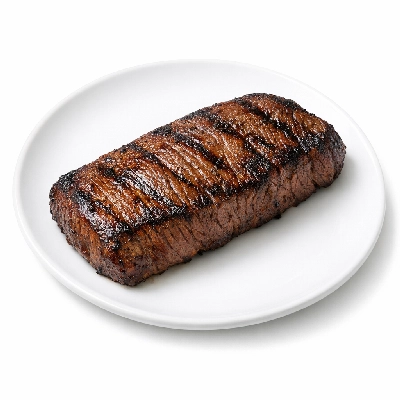 Beef chuck shoulder clod top blade steak separable lean and fat trimmed to 0" all grades cooked grilled flat iron infraspinatus