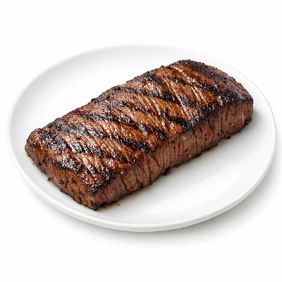 Beef chuck shoulder clod top blade steak separable lean only trimmed to 0" fat choice cooked grilled flat iron infraspinatus