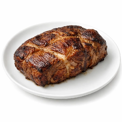 Beef chuck top blade separable lean and fat trimmed to 0" usda select cooked broiled roast boneless