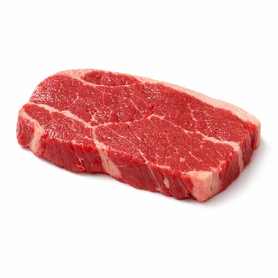 Beef chuck under blade center steak boneless denver cut separable lean and fat trimmed to 0" all grades raw