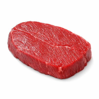 Beef chuck under blade center steak boneless denver cut separable lean only trimmed to 0" fat select raw