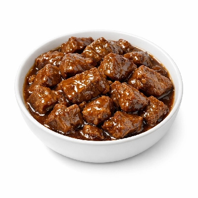 Beef Chunks in Sauce