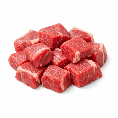 Beef composite of trimmed retail cuts separable lean only to 1/4" fat choice raw