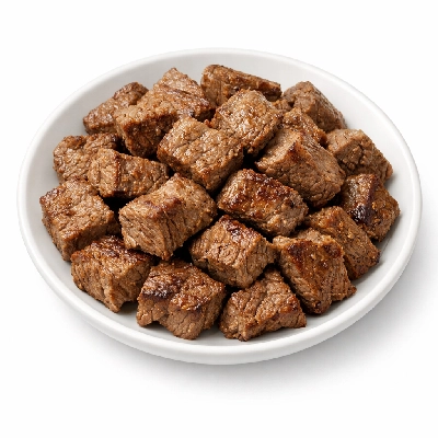 Beef composite of trimmed retail cuts separable lean only to 0" fat choice cooked