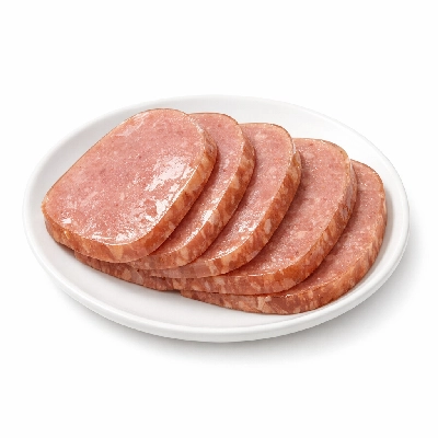 Beef cured luncheon meat jellied