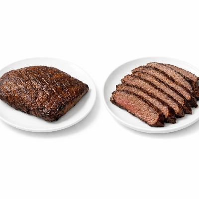 Beef flank separable lean only trimmed to 0" fat choice cooked broiled