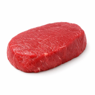 Beef loin tenderloin steak boneless separable lean only trimmed to 0" fat choice raw