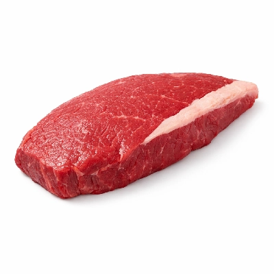 Beef loin top sirloin cap steak boneless separable lean only trimmed to 1/8" fat select raw