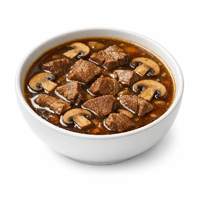 Beef mushroom soup