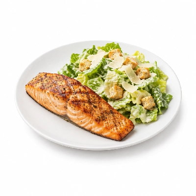 Beef 'O' Brady's Chargrill Salmon with Side Caesar Salad