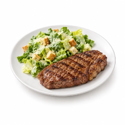 Beef 'O' Brady's Chargrill Sirloin Steak without Side with Caesar Salad