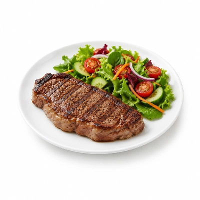 Beef 'O' Brady's Chargrill Sirloin Steak without Side with Garden Salad No Dressing