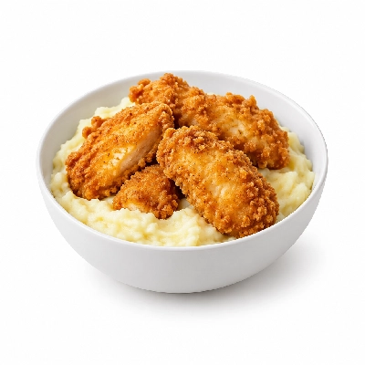 Beef 'O' Brady's Crispy Chicken Mashed Bowl