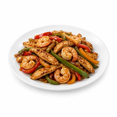 Beef 'O' Brady's Entrees Fajitas Duos Chicken & Shrimp