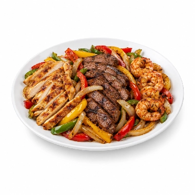 Beef 'O' Brady's Entrees Fajitas Trio