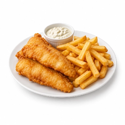 Beef 'O' Brady's Fish 'N' Chips Basket with Tartar Sauce