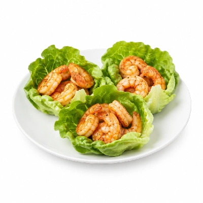 Beef 'O' Brady's Lighter Side Lettuce Wraps Shrimp