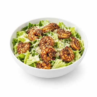 Beef 'O' Brady's Lighter Side Shrimp Caesar Salad Blackened