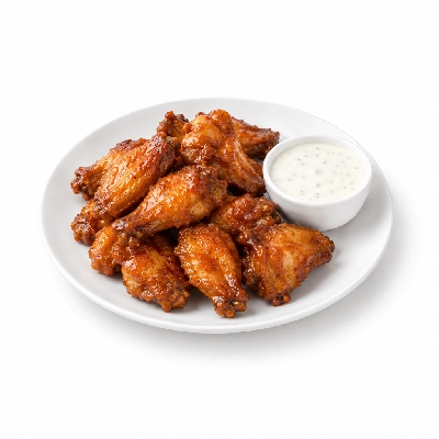 Beef 'O' Brady's Traditional Wings with Ranch Dressing