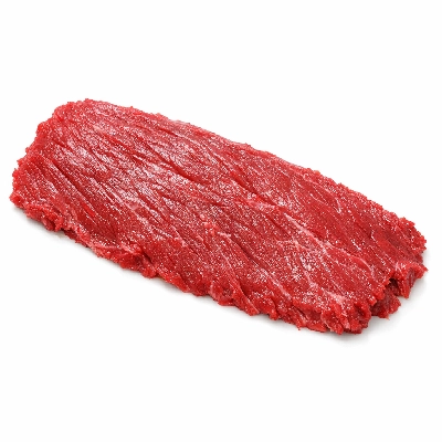 Beef plate steak boneless inside skirt separable lean only trimmed to 0" fat all grades raw