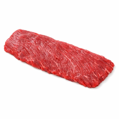 Beef plate steak boneless outside skirt separable lean only trimmed to 0" fat all grades raw