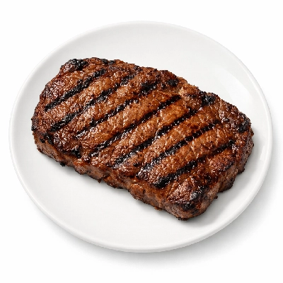Beef plate steak boneless outside skirt separable lean only trimmed to 0" fat select cooked grilled