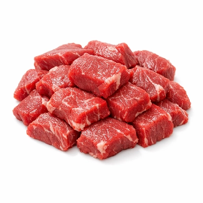 Beef products composite of trimmed retail cuts separable lean and fat to 0" choice raw