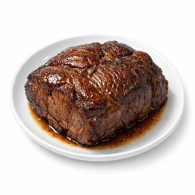 Beef products new zealand imported chuck eye roll separable lean only cooked braised